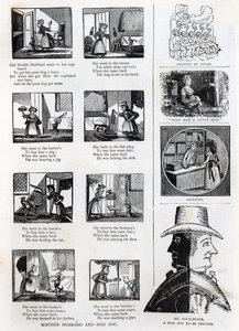 Illustrazioni da Il libro delle immagini del nonno, c.1875 da English School