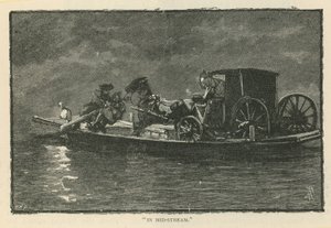 A metà del fiume
