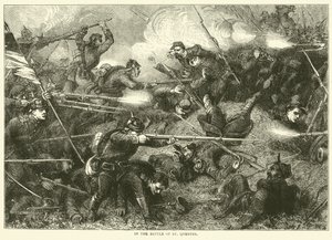 Nella battaglia di St Quentin, gennaio 1871 da English School