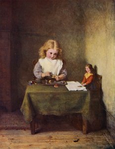 Nella nursery (litografia a colori)