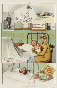 Nel palazzo del dolore (litografia a colori)