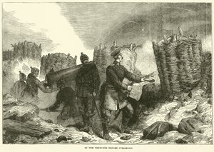 Nelle trincee davanti a Strasburgo, settembre 1870 da English School