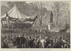 Inaugurazione della Statua di Stonewall Jackson a Richmond, Virginia