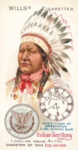 Territorio indiano, USA, Dollaro (cromolito)