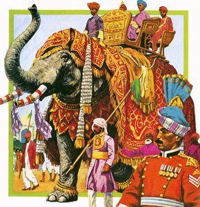 Elefante indiano da English School