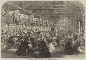 Esposizione industriale a Bingley Hall, Birmingham da English School
