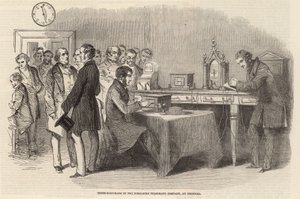 Sala degli strumenti della Submarine Telegraph Company a Cornhill da English School