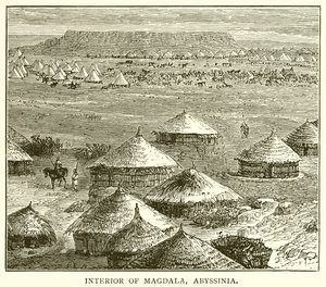 Interno di Magdala, Abissinia da English School
