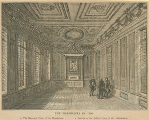 Interno del Palazzo di Giustizia della prigione di Marshalsea