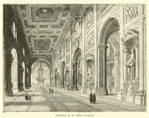 Interno di San Giovanni in Laterano da English School