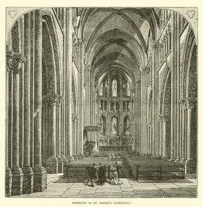Interno della Cattedrale di San Pietro da English School