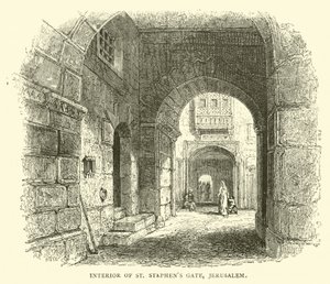 Interno della Porta di Santo Stefano, Gerusalemme