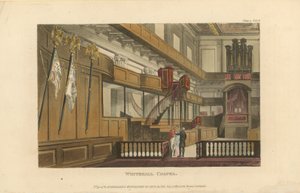 Interno della Cappella di Whitehall da English School