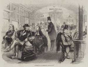 Interno di un Vagone Ferroviario Americano da English School