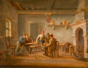 Interno di una locanda inglese da English School