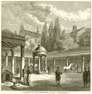 Interno del cortile del vecchio Tattersalls da English School