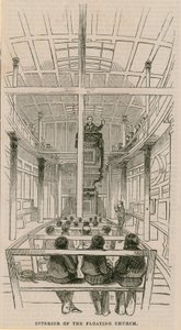 Interno della chiesa galleggiante da English School