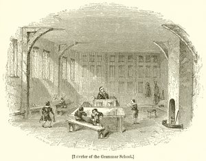 Interno della scuola di grammatica