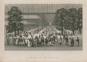Interno della Grande Esposizione, 1851 da English School