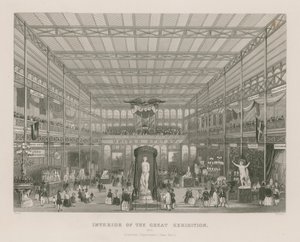 Interno della Grande Esposizione, 1851, Dipartimento Americano (Est) da English School