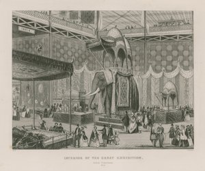 Interno della Grande Esposizione, 1851, Dipartimento Indiano da English School