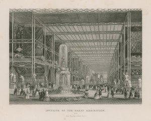 Interno della Grande Esposizione, 1851, dal Transetto guardando a est da English School
