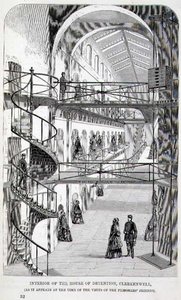 Interno della Casa di Detenzione, Clerkenwell, da 