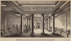 Interno del Mercato del Grano di Londra, Mark Lane