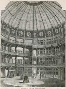 Interno del New Coal Exchange, Thames Street da English School