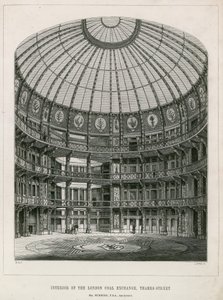 Interno del New Coal Exchange, Thames Street da English School