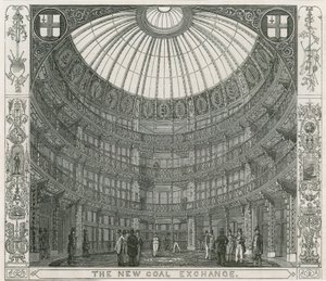 Interno del New Coal Exchange, Thames Street