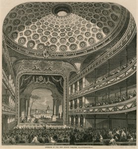 Interno del Nuovo Teatro Surrey, Blackfriars Road, Londra da English School