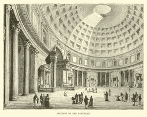 Interno del Pantheon da English School