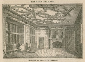 Interno della Camera Stellata, Westminster da English School