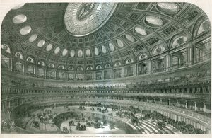 Interno della proposta Royal Albert Hall da English School