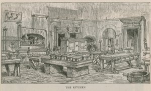 Vista interna della cucina del Chelsea Hospital