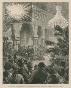 Esposizione Elettrica Internazionale al Crystal Palace da English School