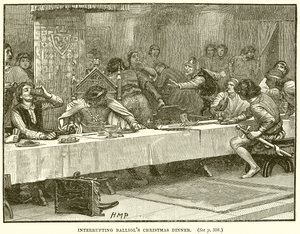 Interruzione della cena di Natale di Balliol da English School