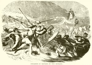 Invasione della Britannia da parte dei Romani da English School