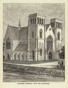 Cattedrale di Inverness, da nord-ovest da English School