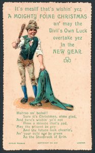 Biglietto di auguri di Natale irlandese