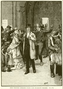 Prigionieri irlandesi liberati durante il progresso di Lord Mulgrave da English School