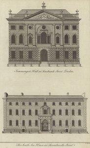 Ironmongers Hall, Fenchurch Street e South Sea House, Threadneedle Street, Londra da English School