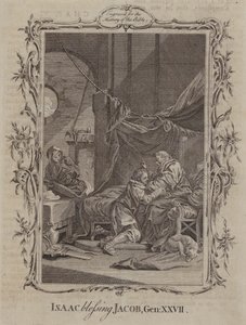 Isacco che benedice Giacobbe (incisione)