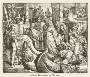 La ricezione di Isabella a Worms da English School