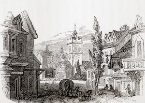 Islington, Greater London, Inghilterra nel 1760, da Old England: A Pictorial Museum, pub. 1847