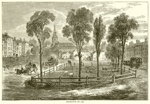 Islington nel 1780 da English School