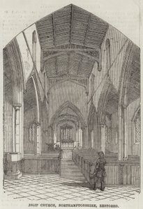 Chiesa di Islip, Northamptonshire, restaurata da English School