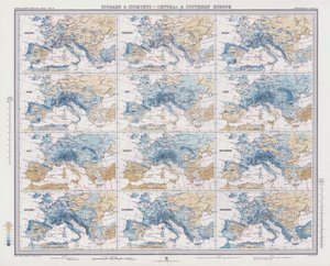 Isobare e Isoiete, Europa Centrale e Meridionale da English School