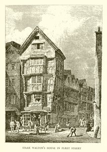 Casa di Izaak Walton in Fleet Street da English School
